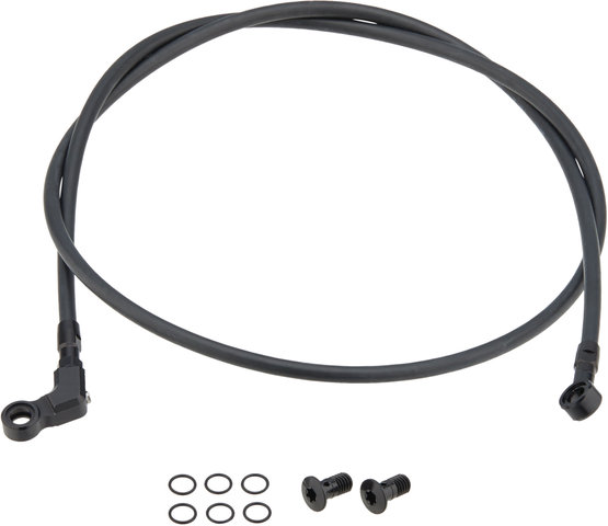 Trickstuff Beta Kevlar Brake Line Kit Angle / Banjo for Piccola - black-black/900 mm