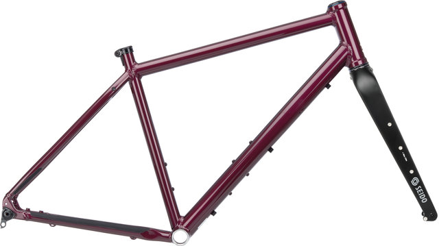 bc original Flint Seido RGT 28" Gravel-Rahmenkit - dunkelviolett/M