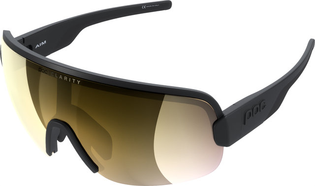 POC Aim Glasses - uranium black/clarity road-partly sunny gold