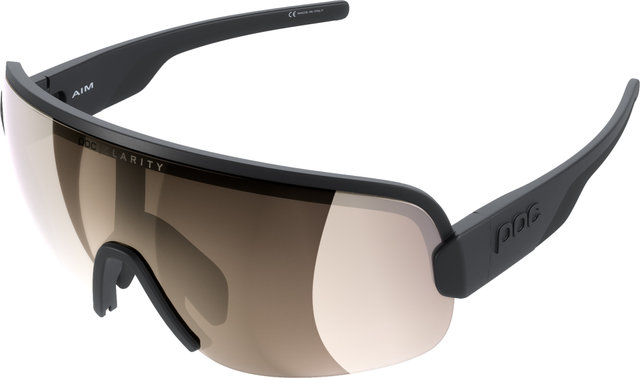 POC Gafas Aim - uranium black/clarity trail-partly sunny light silver