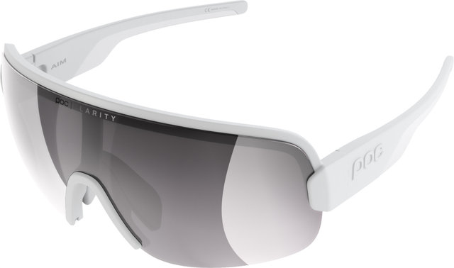 POC Lunettes Aim - hydrogen white/clarity road-sunny silver