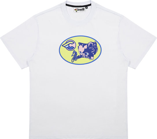 Cinelli T-shirt Shana Sadeghi Ray Kitten - blanc/M