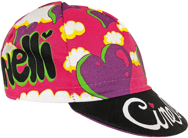 Cinelli Programa de Arte Gorra de Ciclismo - ana benaroya-heart/one size