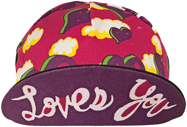 Cinelli Art Program Cycling Cap - ana benaroya-heart/one size