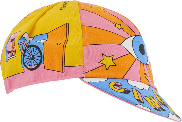 Cinelli Programme d'art casquette de cyclisme - gabe alcala-planets mix/one size