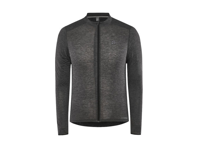 Craft Core Bike Essence Wool L/S Jersey - black-melange/M