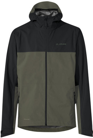 VAUDE Mens Moab Rain Jacket - khaki uni/M