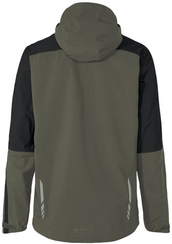 VAUDE Mens Moab Rain Jacket - khaki uni/M