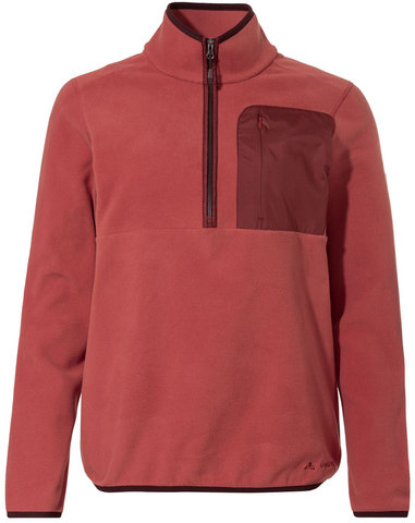 VAUDE Women's Rosemoor Fleece Halfzip Pullover - brick/36