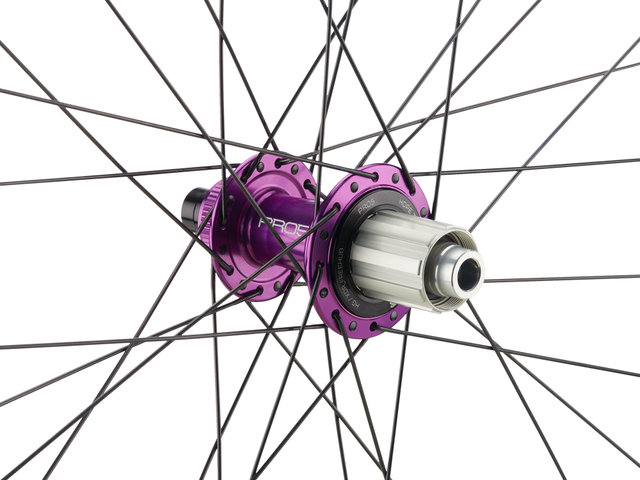 Hope Set de Roues Pro 5 + Fortus 30 SC Disc Center Lock 27,5" Boost - purple/Set de 27,5" (avant 15x110 Boost + arrière 12x148 Boost) Shimano