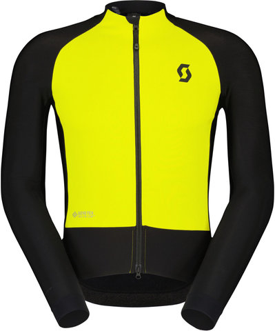 Scott Veste RC Pro Warm Hybrid GORE-TEX Windstopper - black-sulphur yellow/M