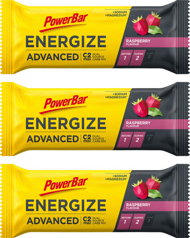 Powerbar Barres Energize Advanced - 3 pièce DLC: 31.12.2024 - raspberry/165 g