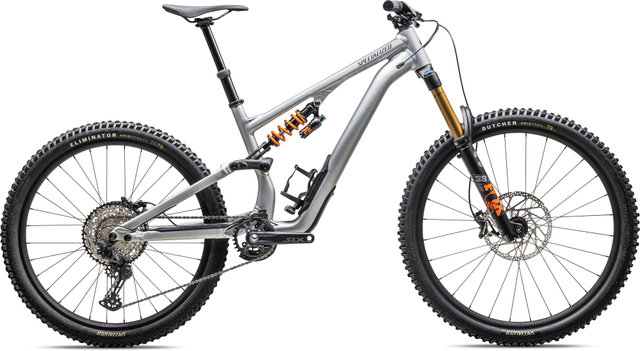 Specialized Stumpjumper 15 Fox Coil Mountainbike - satin brushed aluminium-liquid metal-cast blue/S4