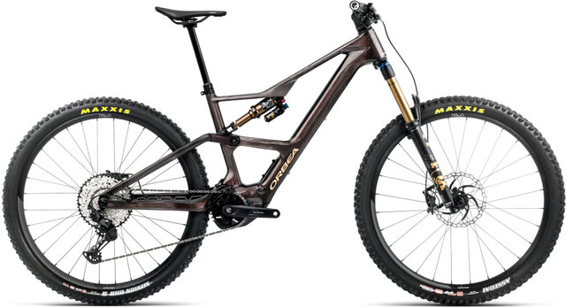 Orbea Rise LT M10 Air Carbon 29" E-Mountainbike - cosmic carbon view-golden sand-gloss/L