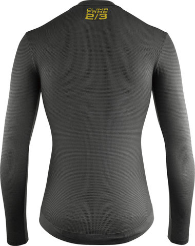 ASSOS Camiseta Interior Spring Fall L/S Skin Layer P1 - anthracite grey/M/L