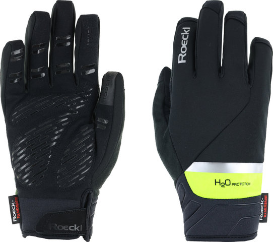 Roeckl Ranten 2 full finger gloves - black-fluo yellow/8