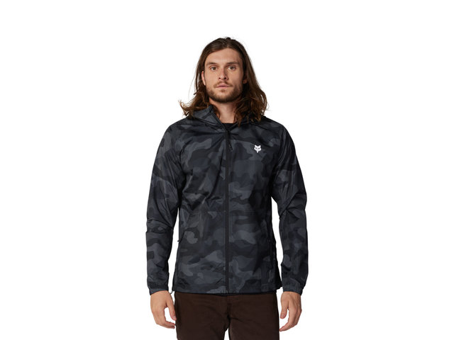 Fox Head Camo Windbreaker Jacket - black camouflage/M