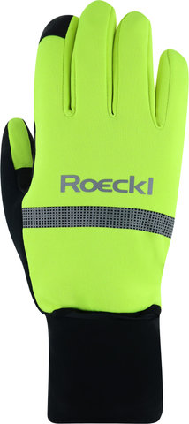 Roeckl Riveo 2 full finger gloves - fluo yellow/8