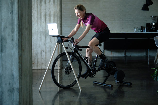 Bike trainer laptop stand sale