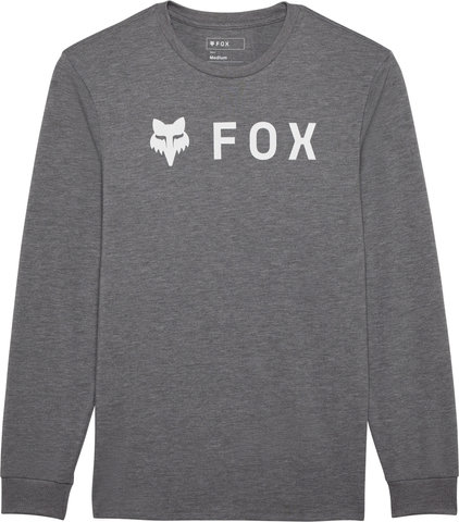 Fox Head Absolute LS Tech Tee T-Shirt - heather graphite grey/M