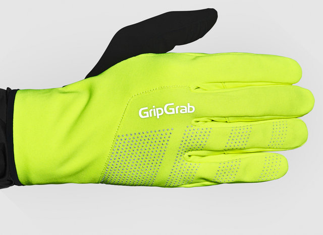 GripGrab Ride 2 Windproof Spring-Autumn Ganzfinger-Handschuhe - yellow hi-vis/M