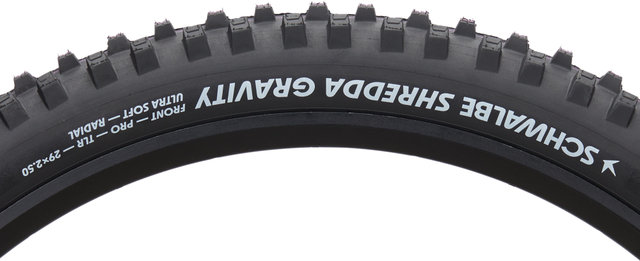 Schwalbe Pneu souple Shredda Front Evo Gravity Radial ADDIX Ultra Soft TLR 29" - noir/29x2,5