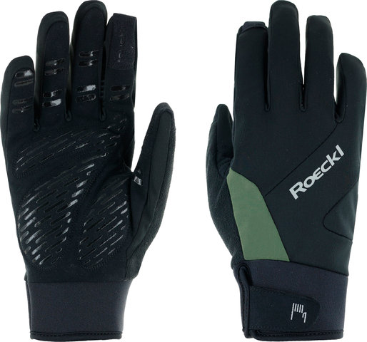 Roeckl Reichenthal 2 Jr. Kids full finger gloves - black-fir forest/6