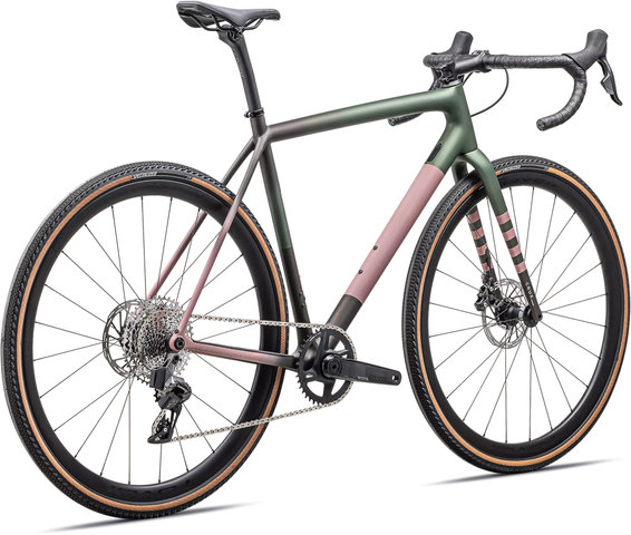 Specialized Bicicleta de Grava Crux Expert 28" - satin cypress metallic-doppio-dusky pink-champagne/54 cm