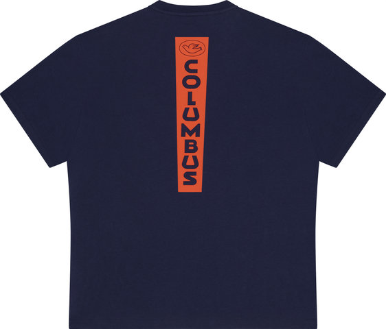 Cinelli T-Shirt Columbus Fork Sticker - blue/M