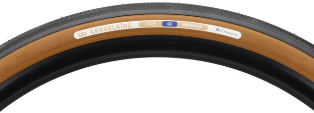 Panaracer Pneu Souple GravelKing TLR 28" modèle 2024 - black-brown/40-622 (700x40C)