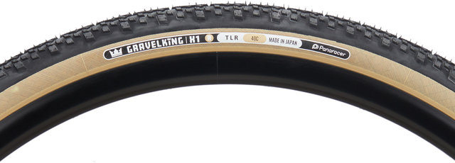 Panaracer Pneu Souple GravelKing X1 R TLR 28" Mod. 2024 - black-amber/40-622 (700x40C)