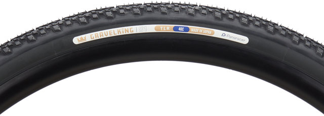 Panaracer Pneu Souple GravelKing X1 TLR 28" Modell 2024 - black-black/40-622 (700x40C)