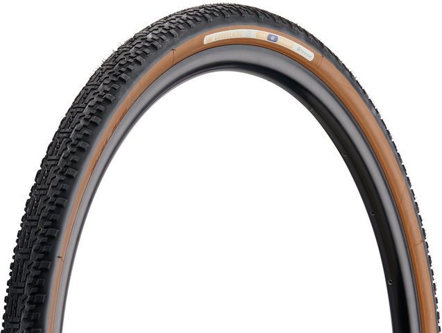 Panaracer Pneu Souple GravelKing X1 TLR 28" Modell 2024 - black-brown/40-622 (700x40C)