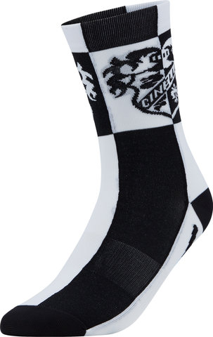 Cinelli Chaussettes Crest Pastori - black-white/39-42