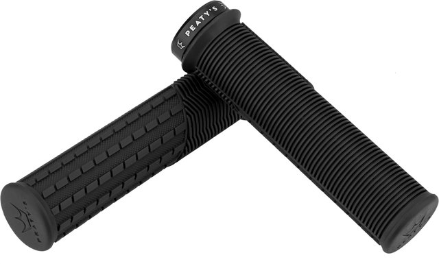 Peatys Monarch Grips Mushroom Lock-On Handlebar Grips - black/thin