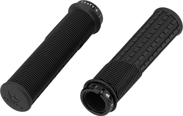 Peatys Monarch Grips Mushroom Lock-On Handlebar Grips - black/thin