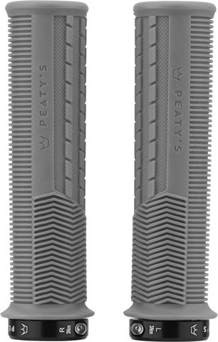 Peatys Monarch Grips Mushroom Lock-On Handlebar Grips - slate/thin