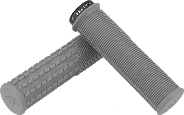 Peatys Monarch Grips Mushroom Lock-On Handlebar Grips - slate/thick