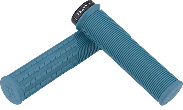 Peatys Monarch Grips Mushroom Lock-On Handlebar Grips - turquoise/thin