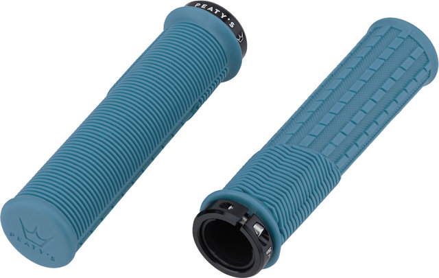 Peatys Monarch Grips Mushroom Lock-On Handlebar Grips - turquoise/thin