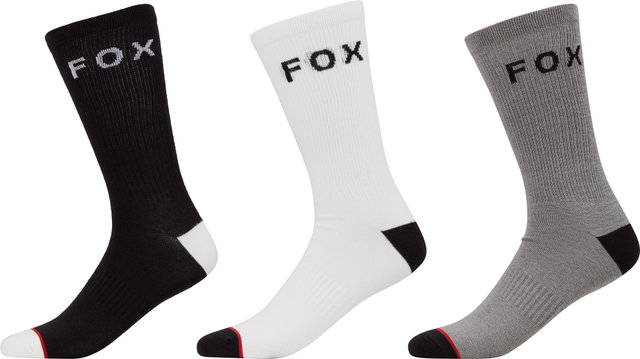 Fox Head Fox Crew Socks 3-Pack - universal/43-47