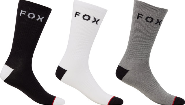 Fox Head Fox Crew Socks 3-Pack - universal/43-47