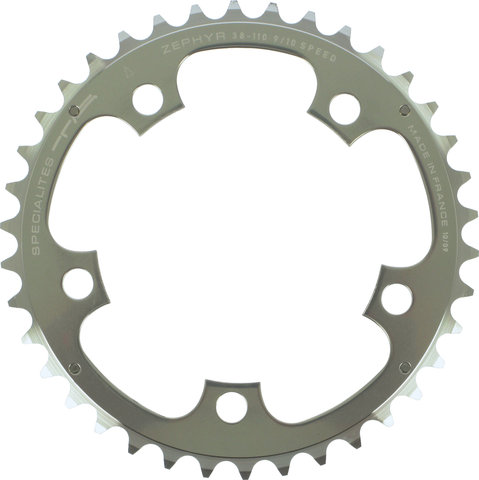 TA Zephyr Chainring, 5-arm, Centre, 110 mm BCD - silver/38 tooth