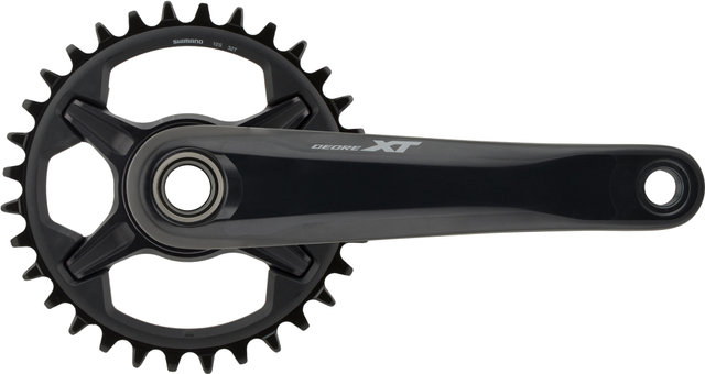 Shimano XT FC-M8100-1 Hollowtech II Crankset 2021 Model - OEM Packaging - black/170.0 mm 32 tooth