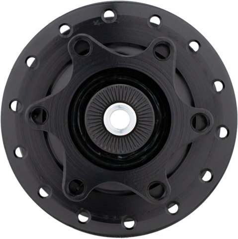 Shutter Precision PD-8 Disc 6-bolt Dynamo Hub - OEM Packaging - black/32 hole