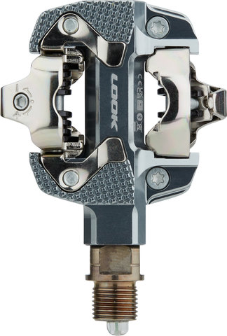 Look X-Track Power Single Power Meter Pedals - silver/universal