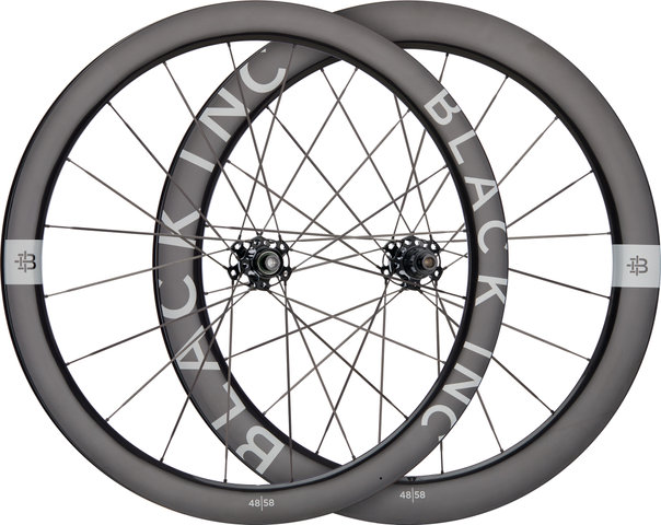 Black Inc 48/58 Disc Center Lock Carbon 28" Laufradsatz - silver label/28" Satz (VR 12x100 + HR 12x142) SRAM XDR