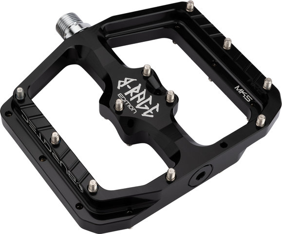 Burgtec Penthouse Flat MK5 B-Rage Edition Plattformpedale - burgtec black/universal