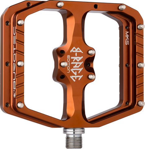 Burgtec Penthouse Flat MK5 B-Rage Edition Plattformpedale - kash bronze/universal