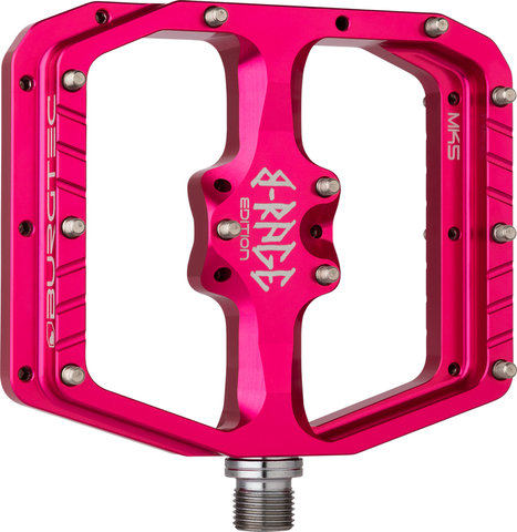 Burgtec Penthouse Flat MK5 B-Rage Edition Plattformpedale - toxic barbie pink/universal